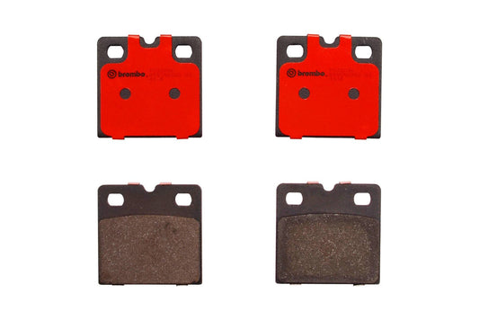 Top View of Rear Disc Brake Pad Set BREMBO P02001N