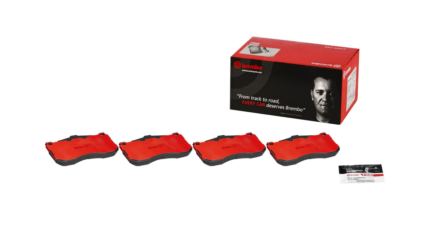 Front View of Front Disc Brake Pad Set BREMBO P06041N