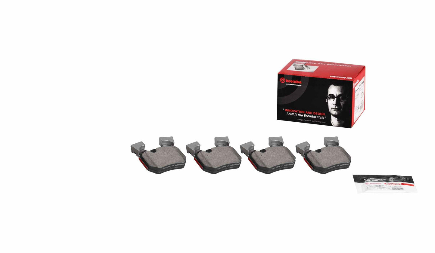 Back View of Rear Disc Brake Pad Set BREMBO P06059N