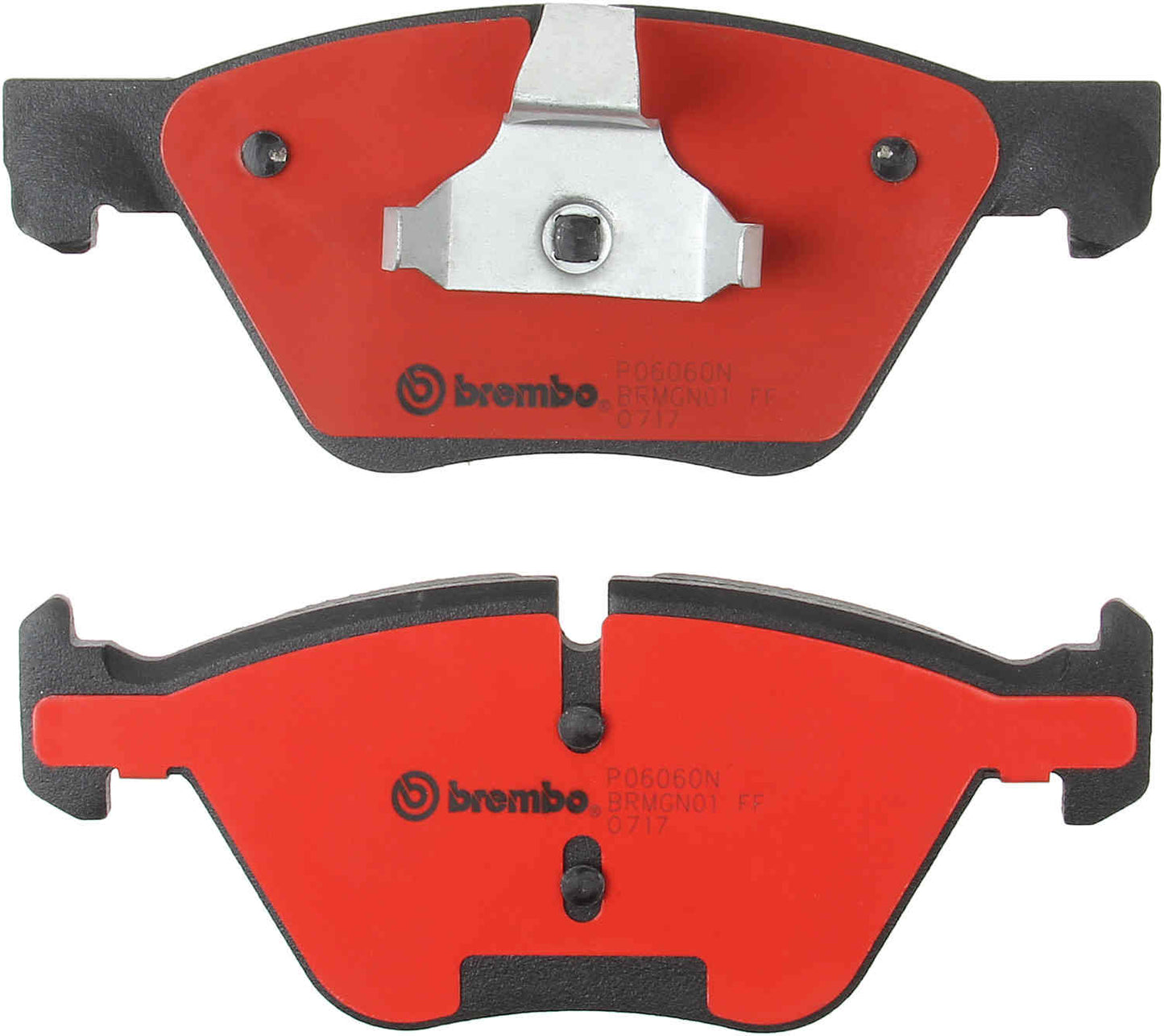 Back View of Front Disc Brake Pad Set BREMBO P06060N