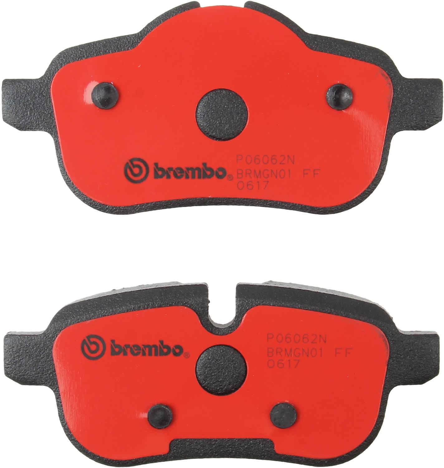 Back View of Rear Disc Brake Pad Set BREMBO P06062N