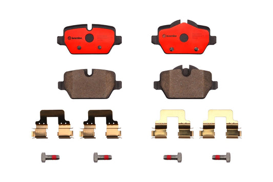 Top View of Rear Disc Brake Pad Set BREMBO P06080N