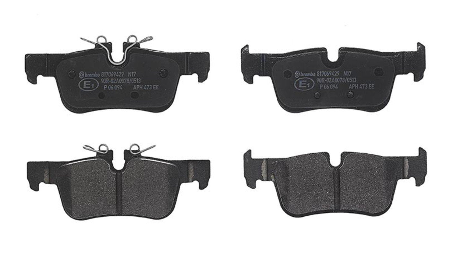 Hardware View of Brake Pad BREMBO P06094