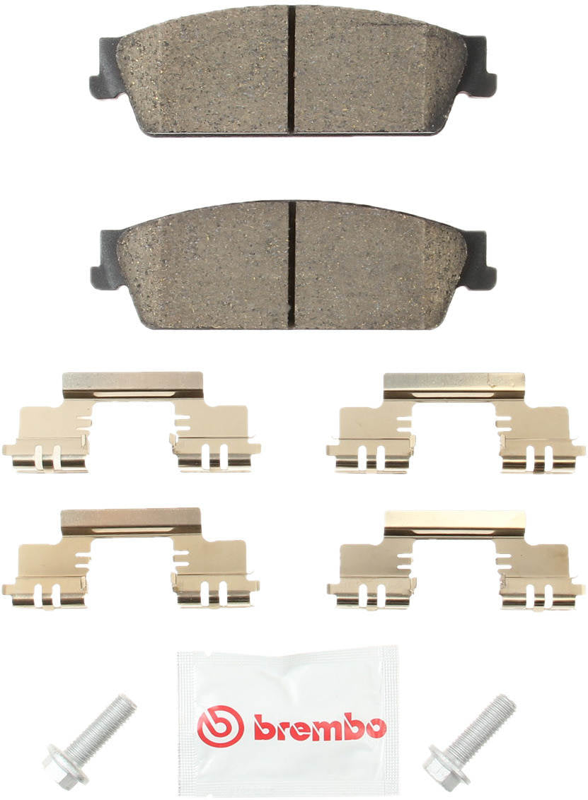 Angle View of Rear Disc Brake Pad Set BREMBO P10045N