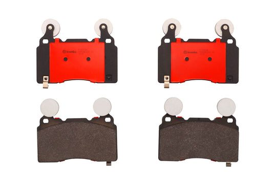 Top View of Front Disc Brake Pad Set BREMBO P10064N