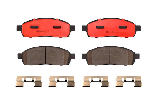 Top View of Front Disc Brake Pad Set BREMBO P24112N