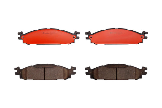 Top View of Front Disc Brake Pad Set BREMBO P24174N