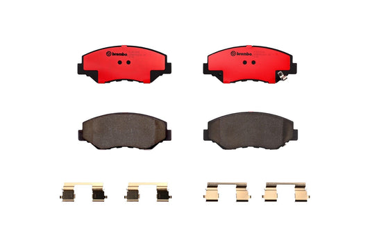 Top View of Front Disc Brake Pad Set BREMBO P28035N