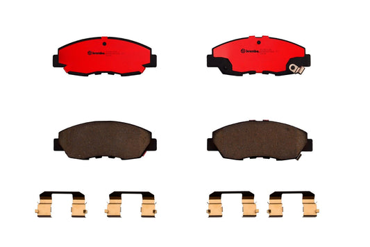 Top View of Front Disc Brake Pad Set BREMBO P28042N