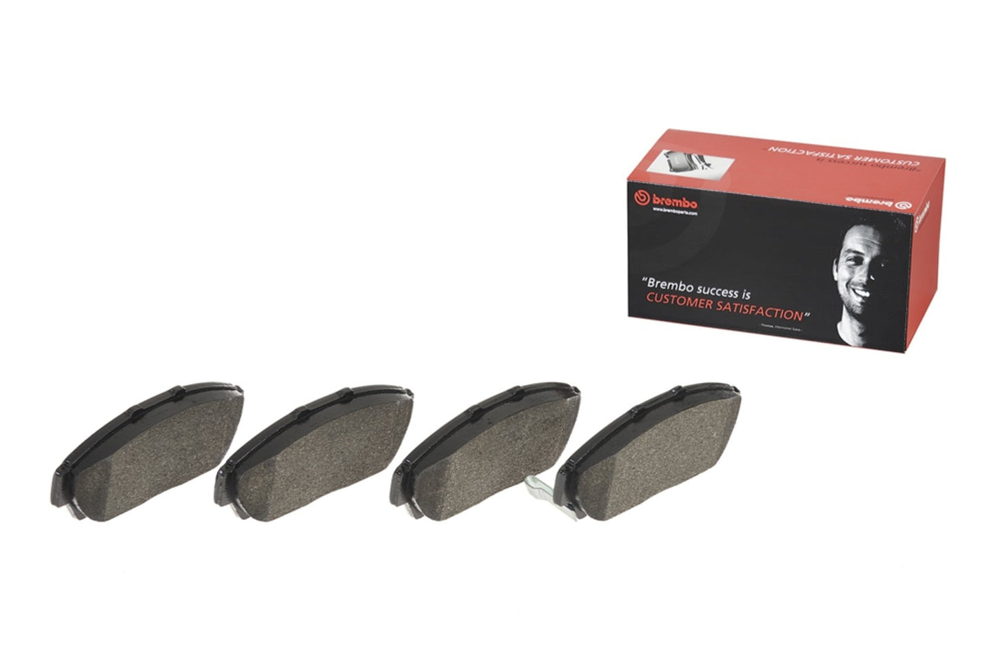 Back View of Disc Brake Pad Set BREMBO P28048