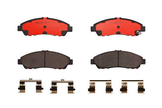 Top View of Front Disc Brake Pad Set BREMBO P28060N