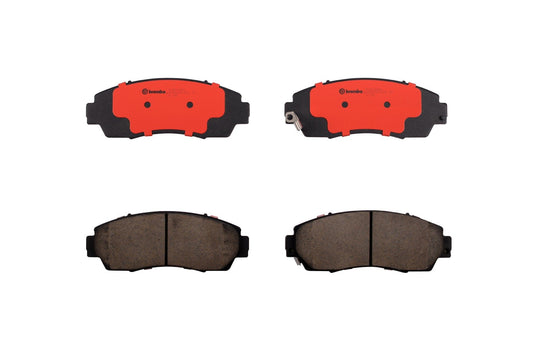 Top View of Front Disc Brake Pad Set BREMBO P28068N