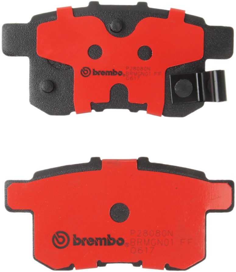 Back View of Rear Disc Brake Pad Set BREMBO P28072N