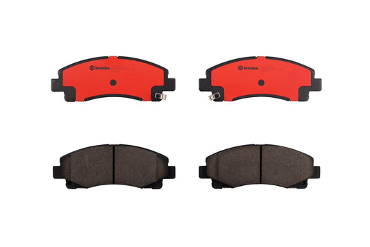 Top View of Front Disc Brake Pad Set BREMBO P28073N