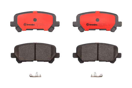 Top View of Rear Disc Brake Pad Set BREMBO P28082N