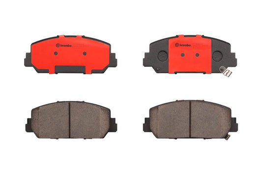 Top View of Front Disc Brake Pad Set BREMBO P28084N