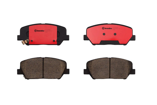 Top View of Front Disc Brake Pad Set BREMBO P30065N