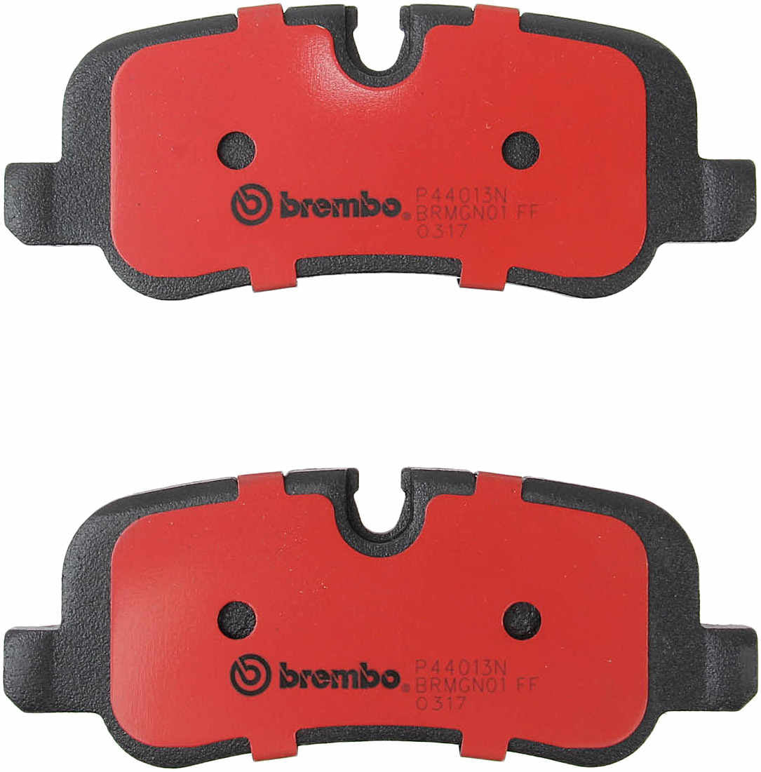 Back View of Rear Disc Brake Pad Set BREMBO P44013N