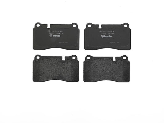 Top View of Front Disc Brake Pad Set BREMBO P44018