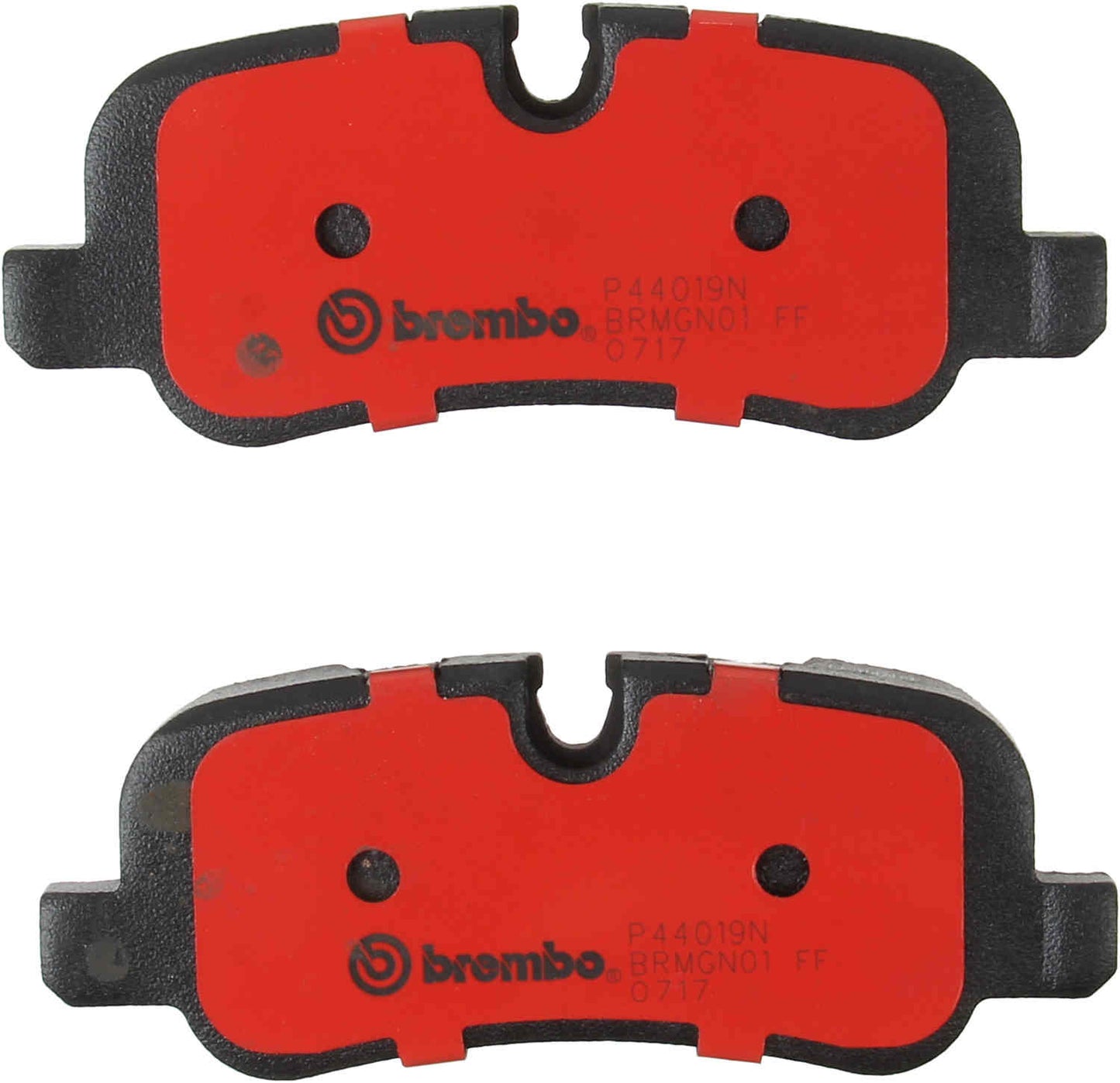 Back View of Rear Disc Brake Pad Set BREMBO P44019N