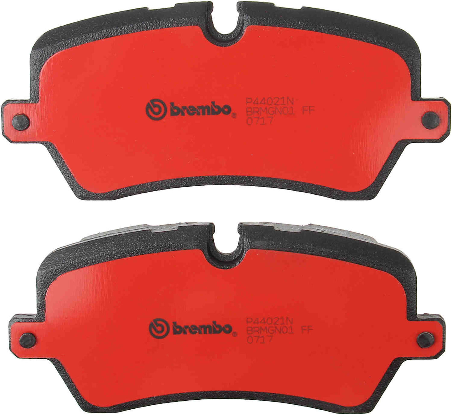 Back View of Rear Disc Brake Pad Set BREMBO P44021N