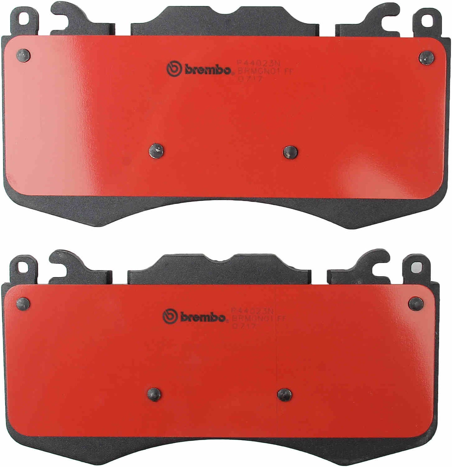 Back View of Front Disc Brake Pad Set BREMBO P44023N