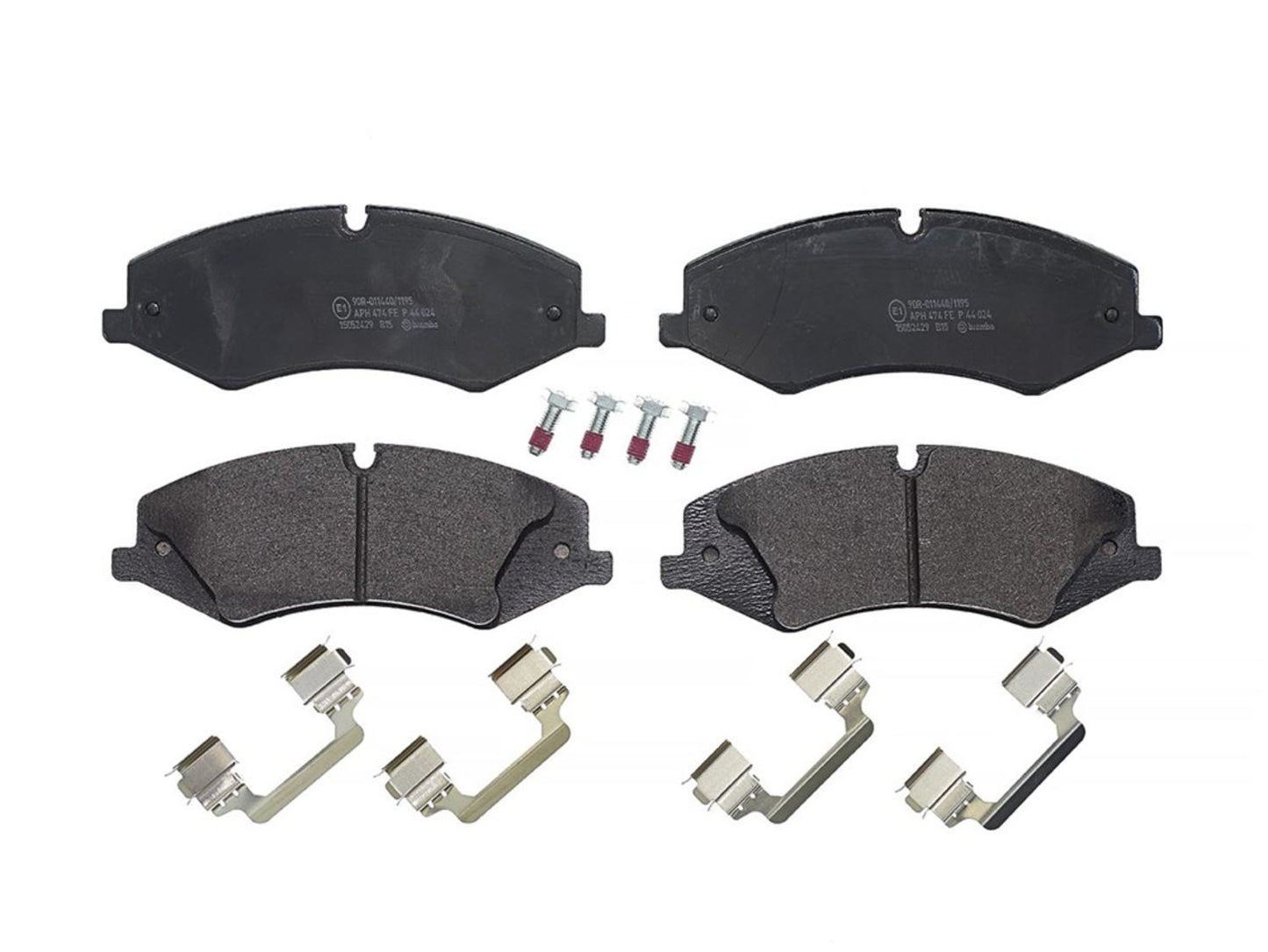 Hardware View of Front Disc Brake Pad Set BREMBO P44024