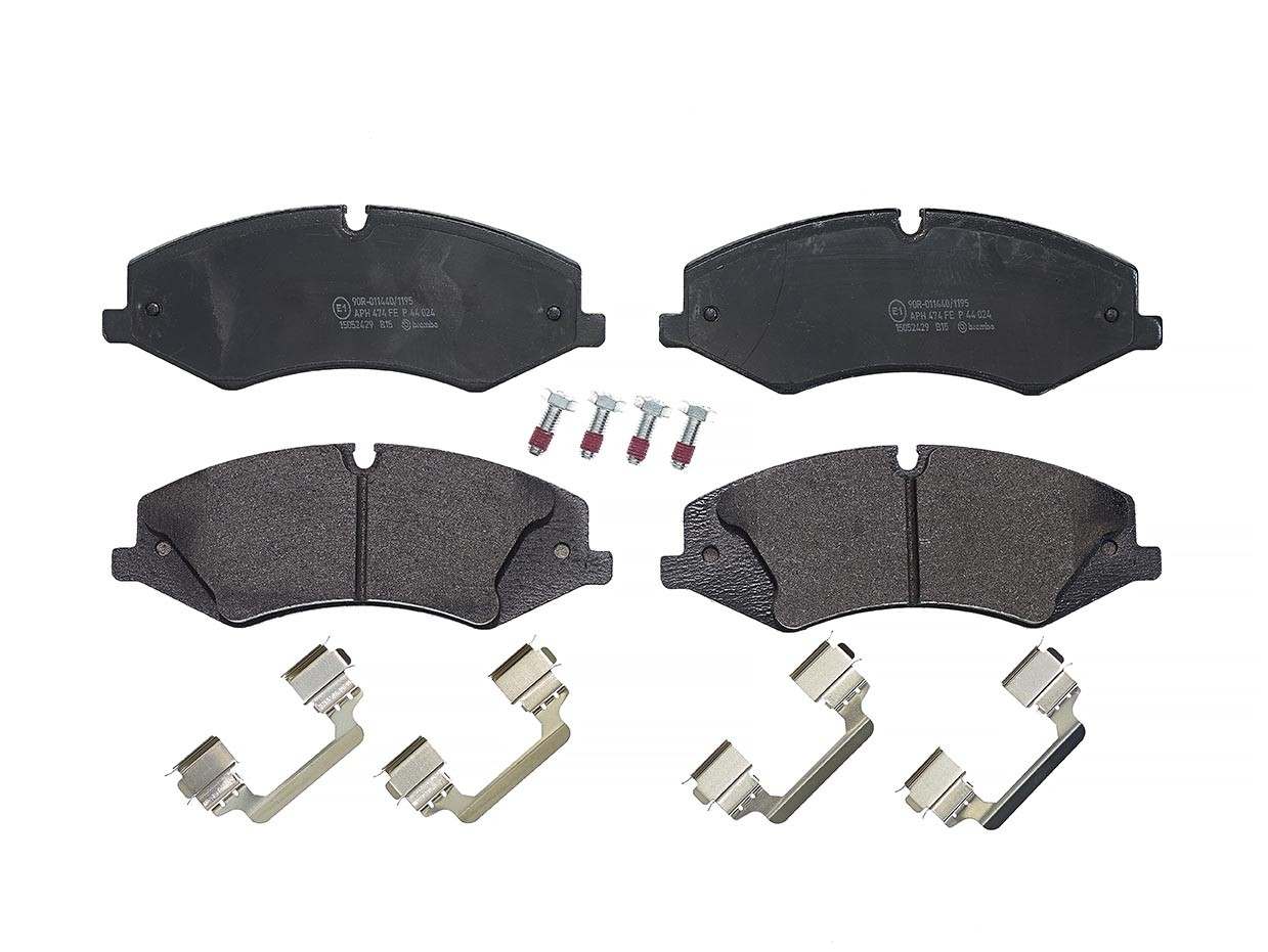 Top View of Front Disc Brake Pad Set BREMBO P44024