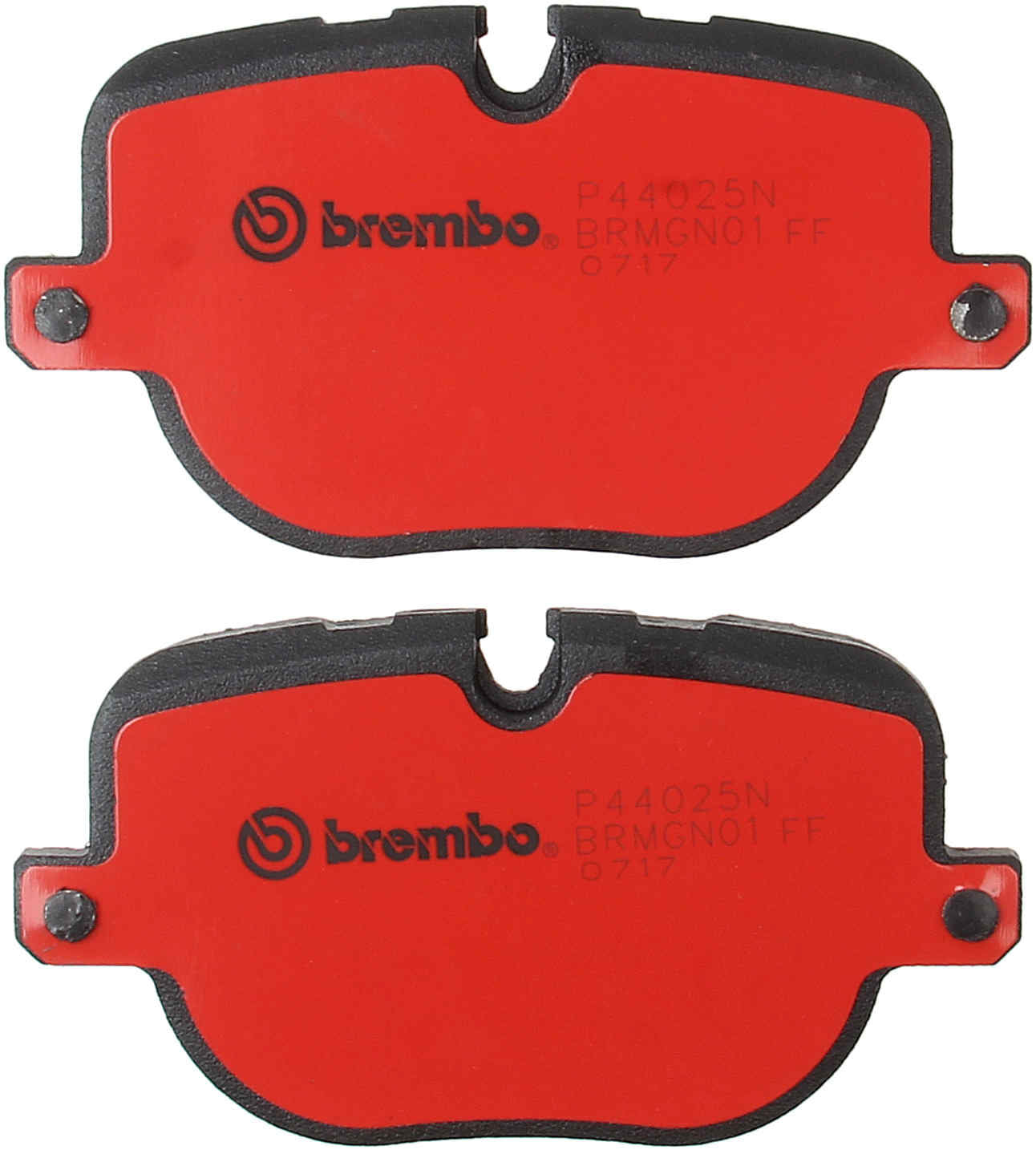 Back View of Rear Disc Brake Pad Set BREMBO P44025N