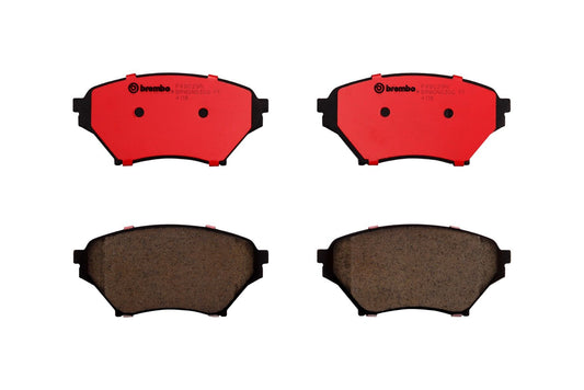 Top View of Front Disc Brake Pad Set BREMBO P49029N