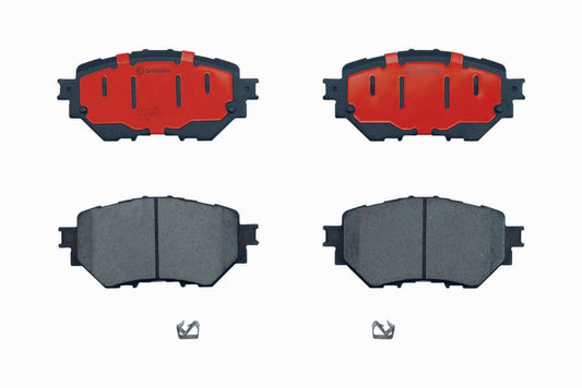 Top View of Front Disc Brake Pad Set BREMBO P49052N