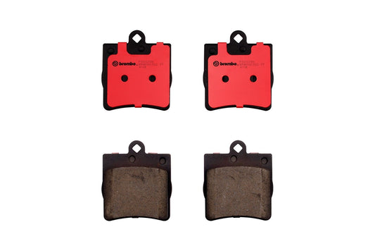 Top View of Rear Disc Brake Pad Set BREMBO P50025N