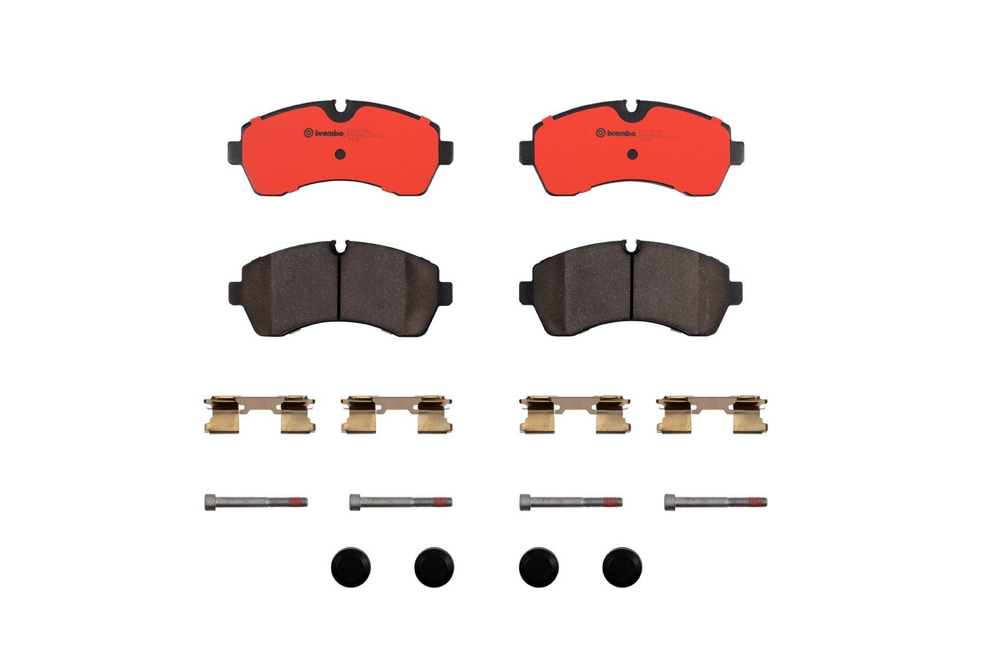 Top View of Front Disc Brake Pad Set BREMBO P50059N