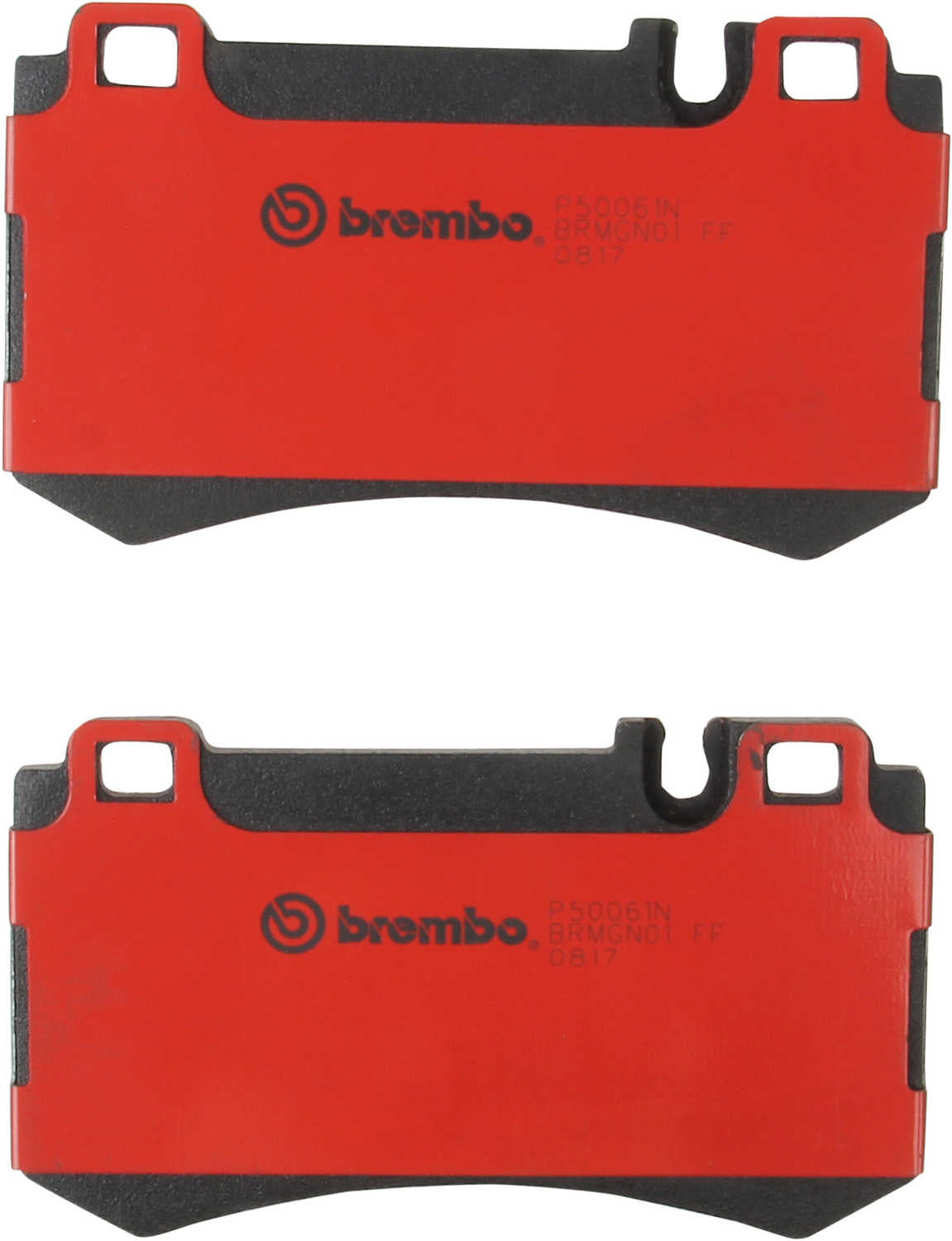 Back View of Rear Disc Brake Pad Set BREMBO P50061N