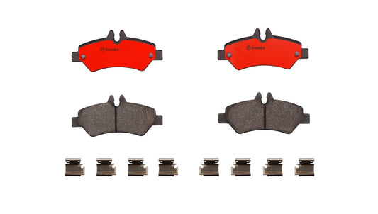 Top View of Rear Disc Brake Pad Set BREMBO P50084N