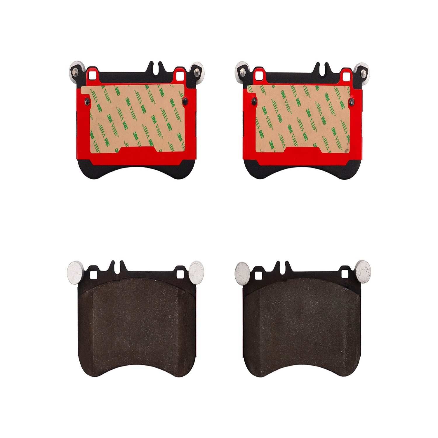 Front View of Front Disc Brake Pad Set BREMBO P50098N