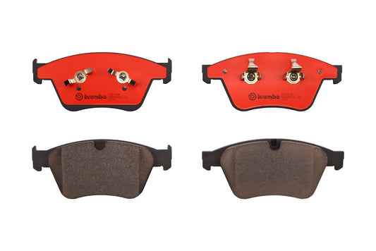 Top View of Front Disc Brake Pad Set BREMBO P50105N