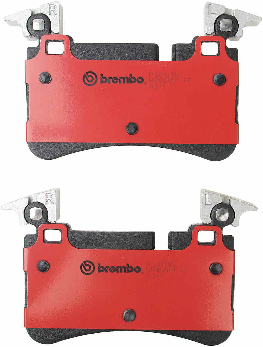 Back View of Rear Disc Brake Pad Set BREMBO P50113N