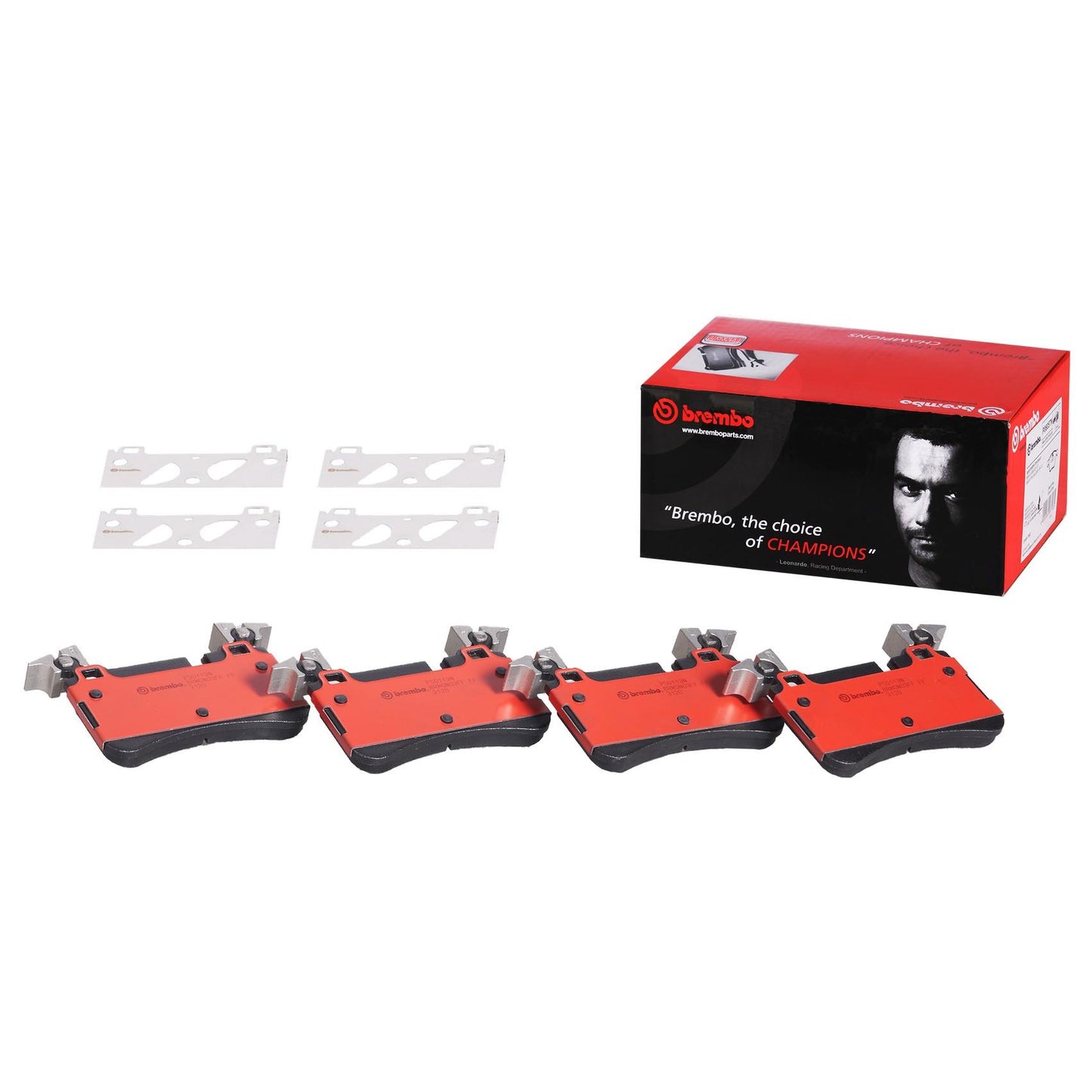 Front View of Rear Disc Brake Pad Set BREMBO P50113N