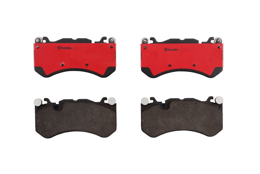 Top View of Front Disc Brake Pad Set BREMBO P50127N