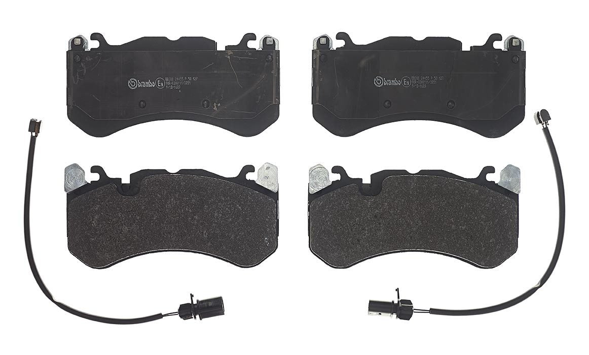 Top View of Front Disc Brake Pad Set BREMBO P50127