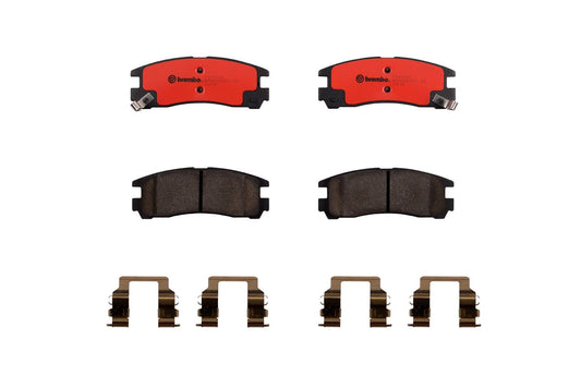 Top View of Rear Disc Brake Pad Set BREMBO P54012N