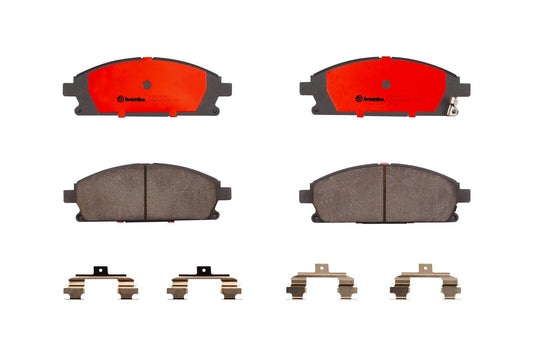 Top View of Front Disc Brake Pad Set BREMBO P56040N