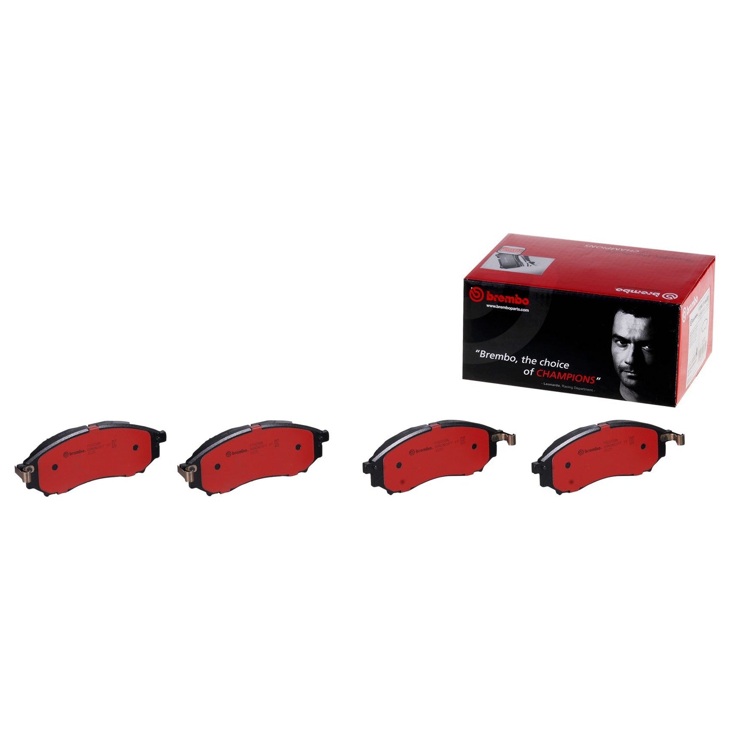 Front View of Front Disc Brake Pad Set BREMBO P56058N