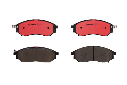 Top View of Front Disc Brake Pad Set BREMBO P56058N