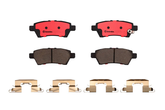 Top View of Rear Disc Brake Pad Set BREMBO P56060N