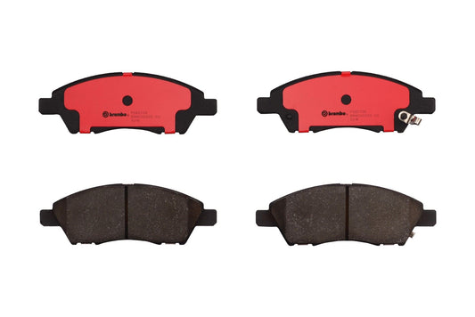 Top View of Front Disc Brake Pad Set BREMBO P56070N