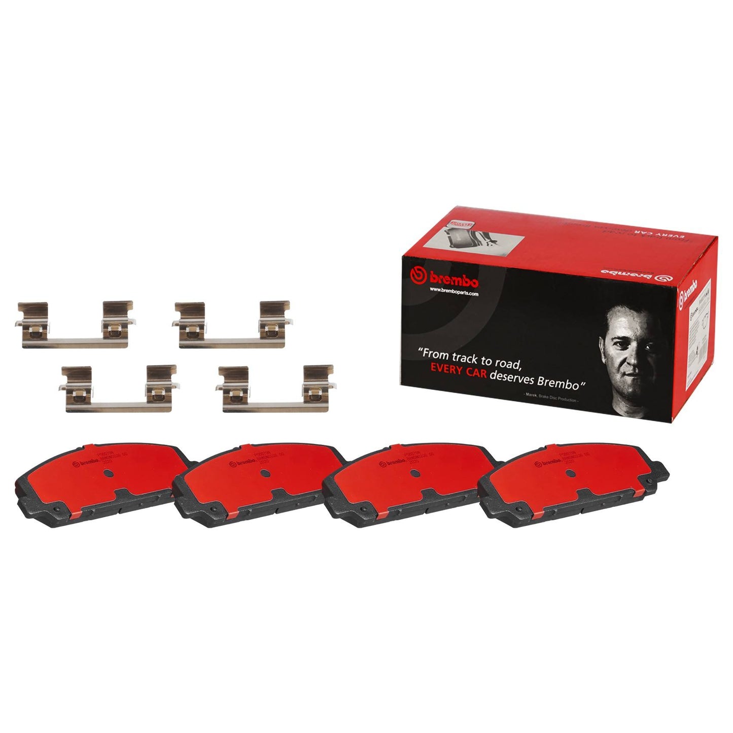 Front View of Front Disc Brake Pad Set BREMBO P56079N