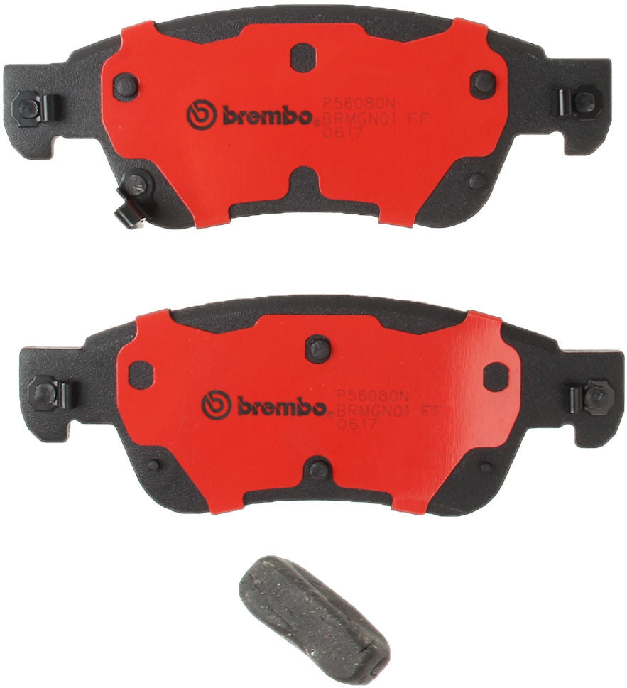 Back View of Front Disc Brake Pad Set BREMBO P56080N