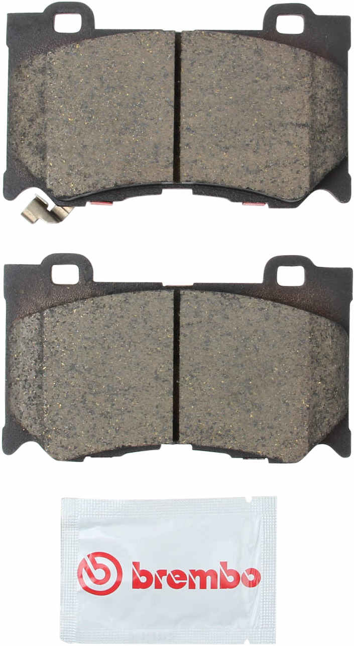 Front View of Front Disc Brake Pad Set BREMBO P56084N